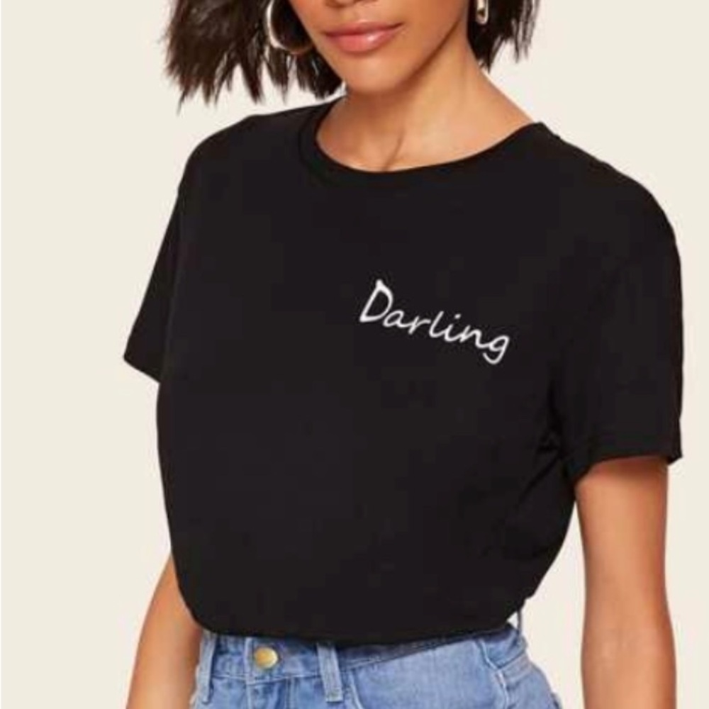Black Graphic Tee
